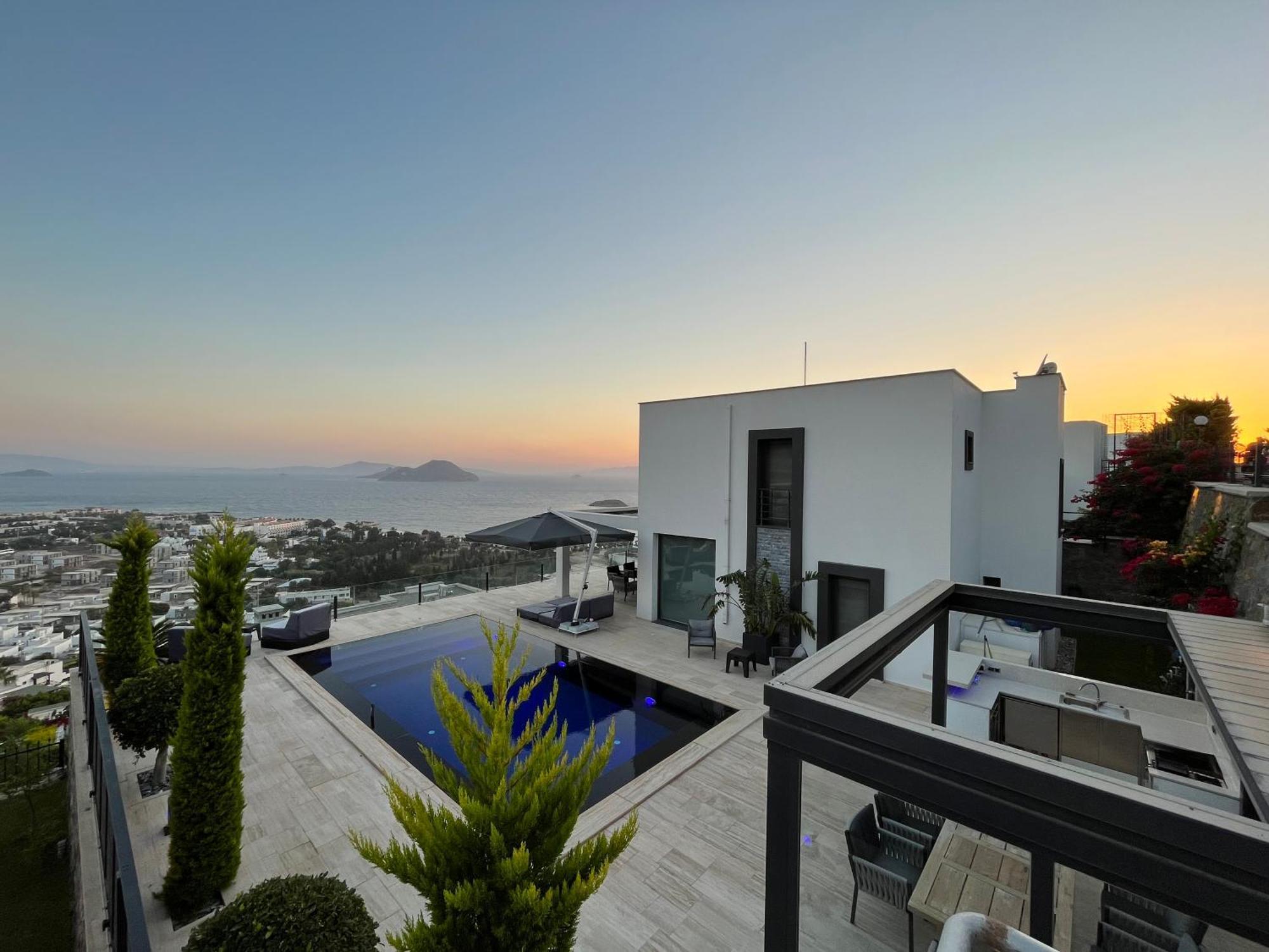 Villa Aylinda With Private Heated Pool Bodrum ภายนอก รูปภาพ