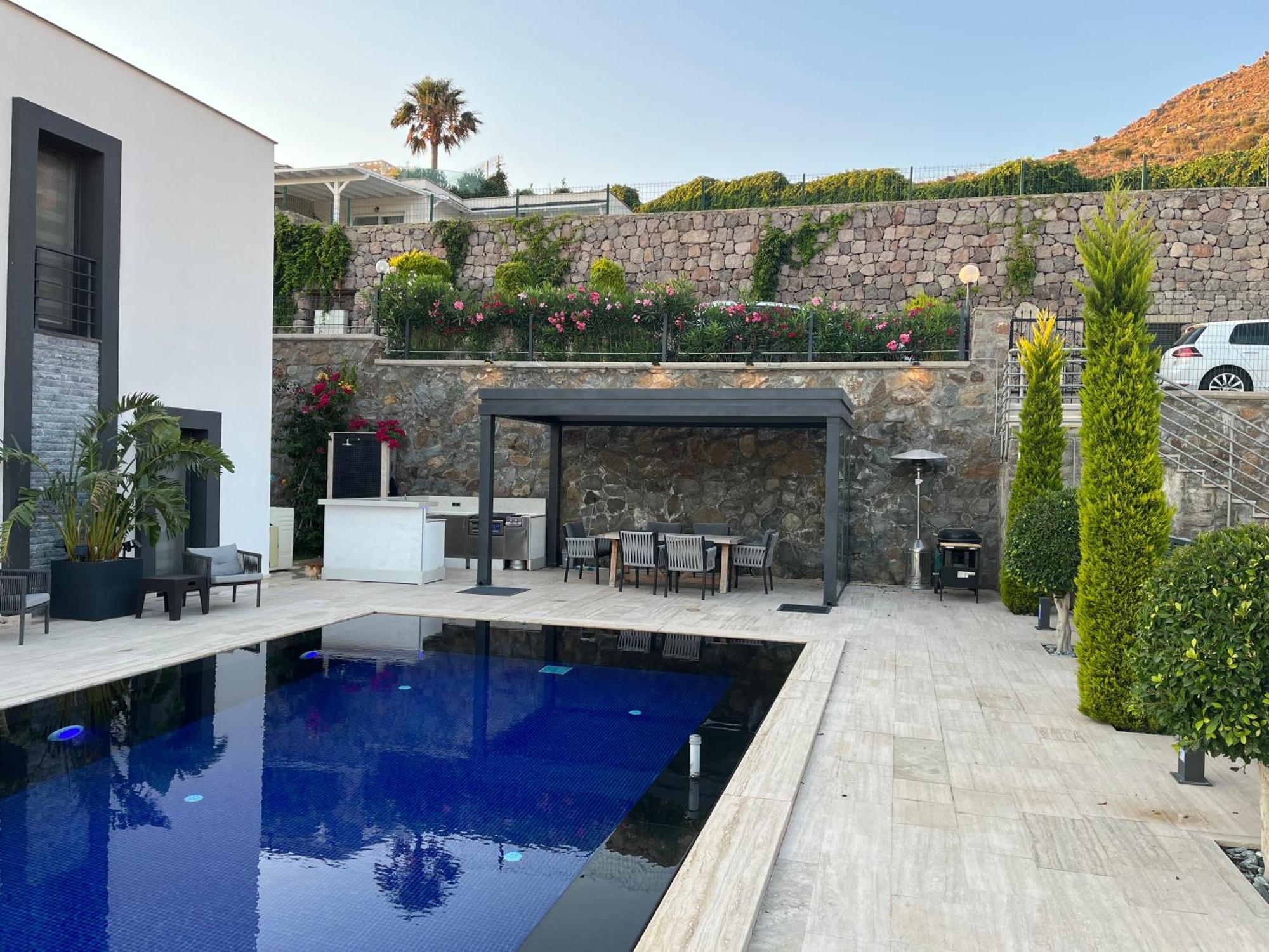 Villa Aylinda With Private Heated Pool Bodrum ภายนอก รูปภาพ